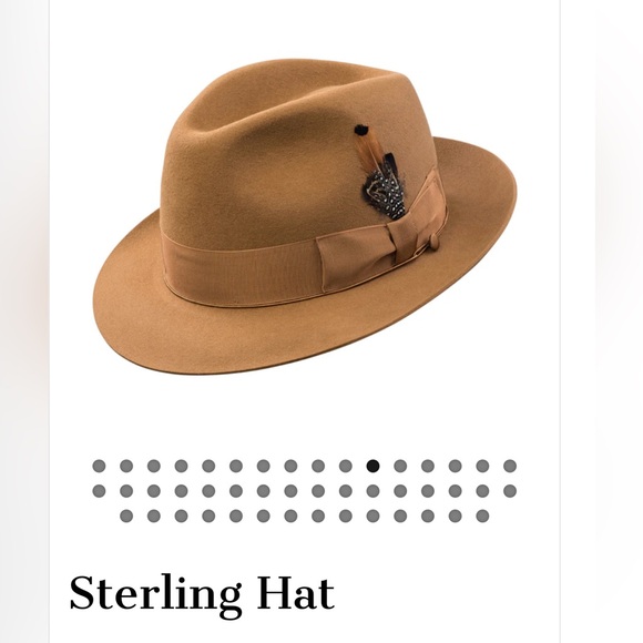 SELENTINO STERLING Hat SIZE 7 1/4. Brand NEW never worn. - Picture 2 of 7